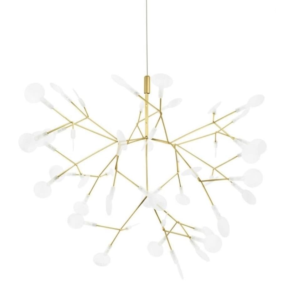 Wisząca lampa Flora MSE010100205 listki LED 22,5W złota