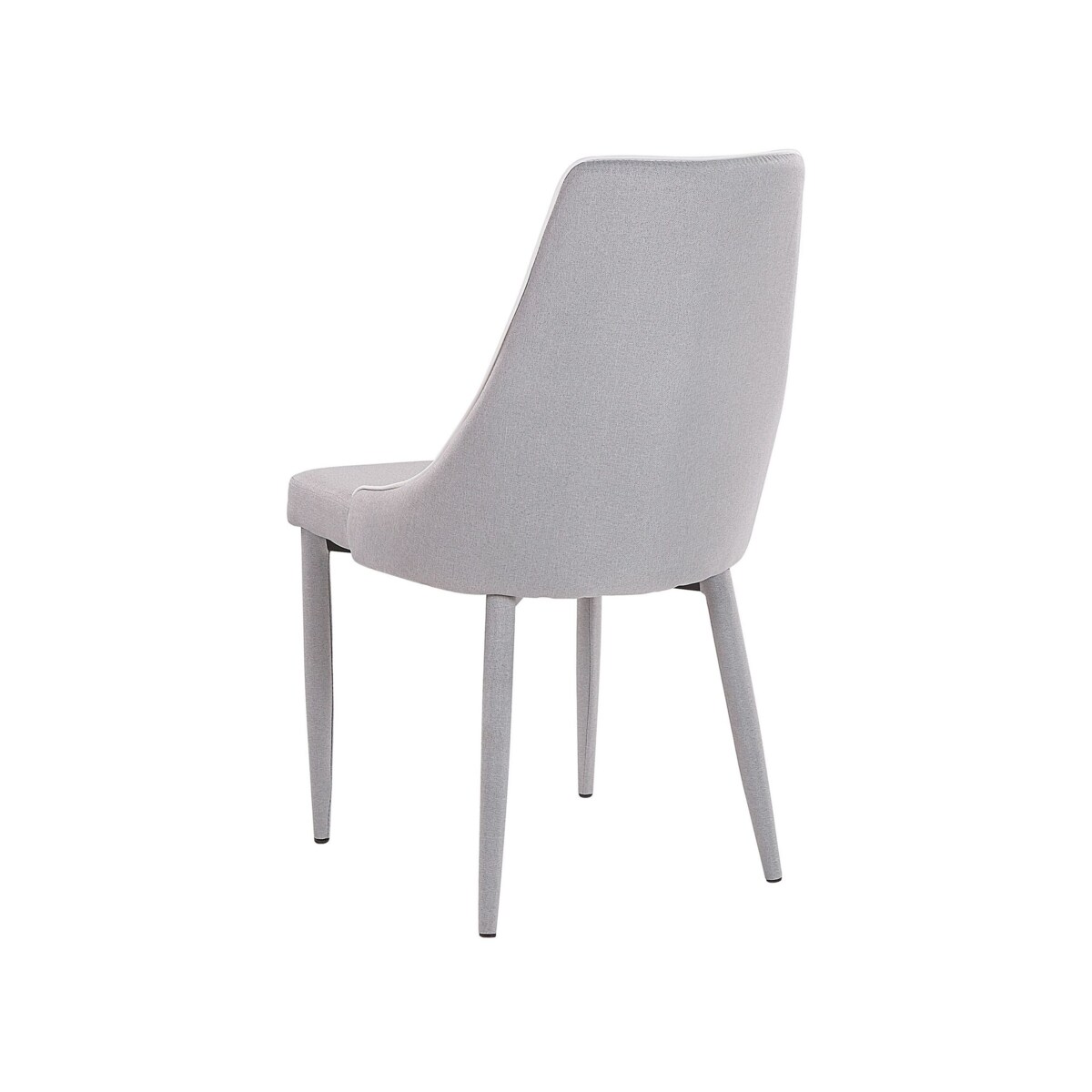 Zestaw 2 krzeseł do jadalni szary CAMINO