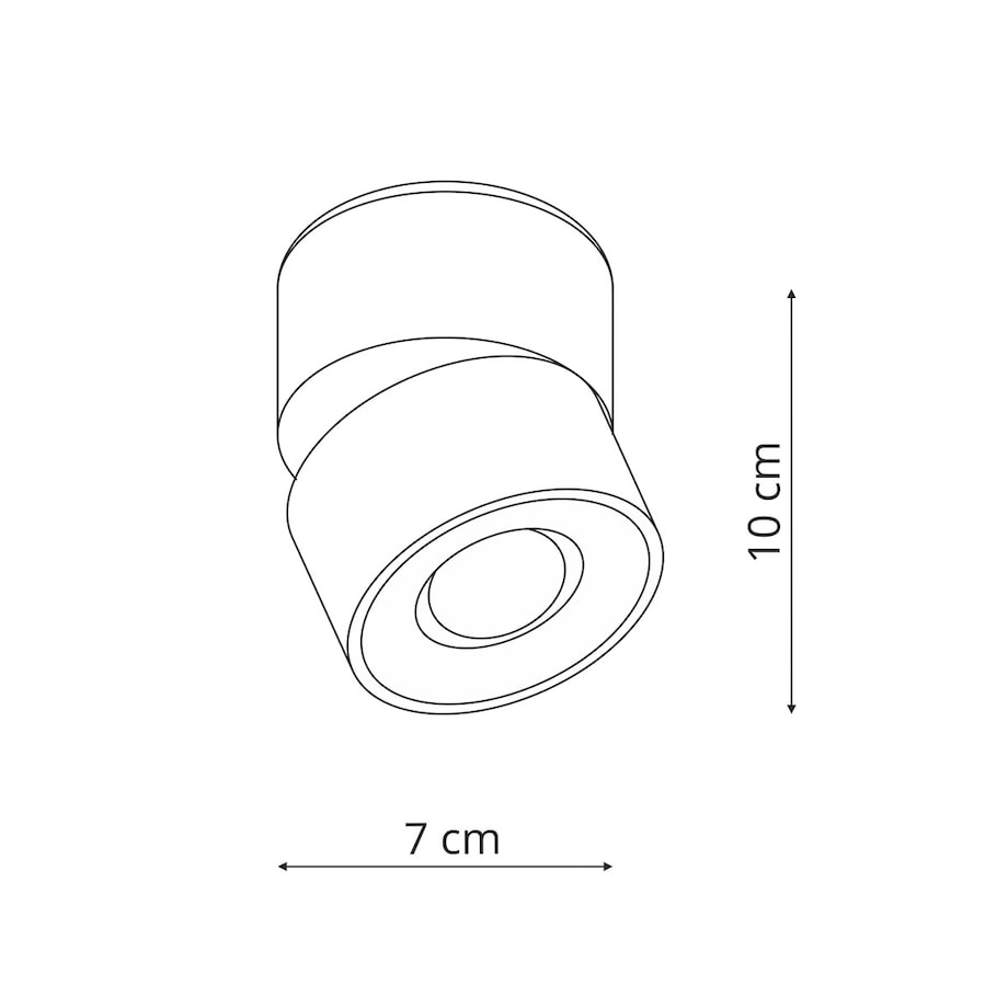 Oprawa natynkowa Light Prestige Brema czarny LED CCT 3000K/4000K/6000K (regulowana) 1 szt.