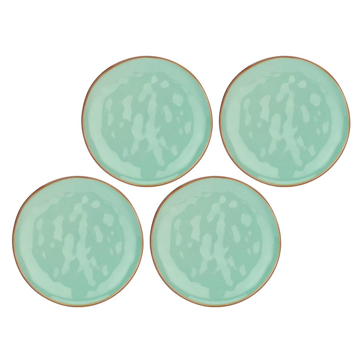 Zestaw 4 talerzy do sałatek Concerto Verde Acqua - Miętowy, 20 cm