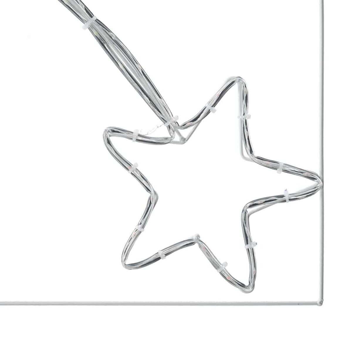 vidaXL Gwiazda Bożonarodzeniowa Wielokolorowe 180 x 57 cm PVC