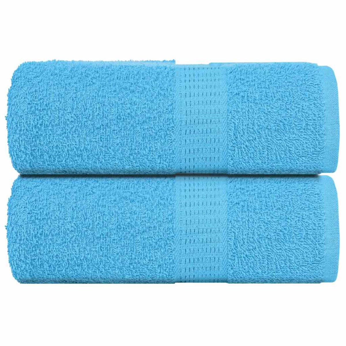 vidaXL Ręczniki dla gości, 2 szt., turkusowe, 30x50 cm, bawełna 100%