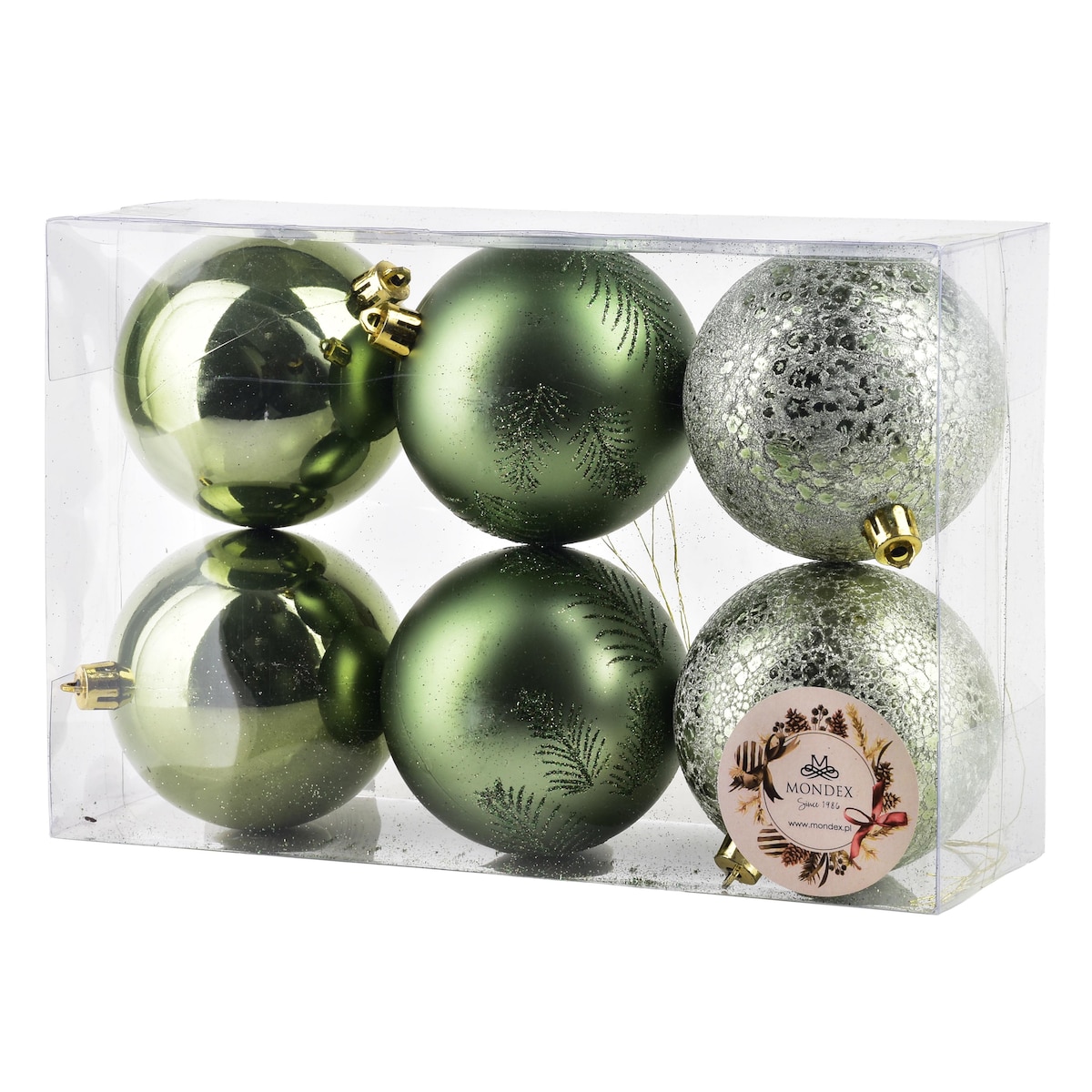 Bombki Choinkowe Santa Lila