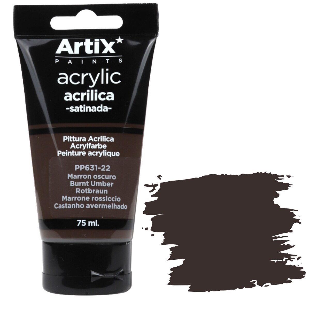 farba akrylowa artix pp631-22 brunt umber 75ml