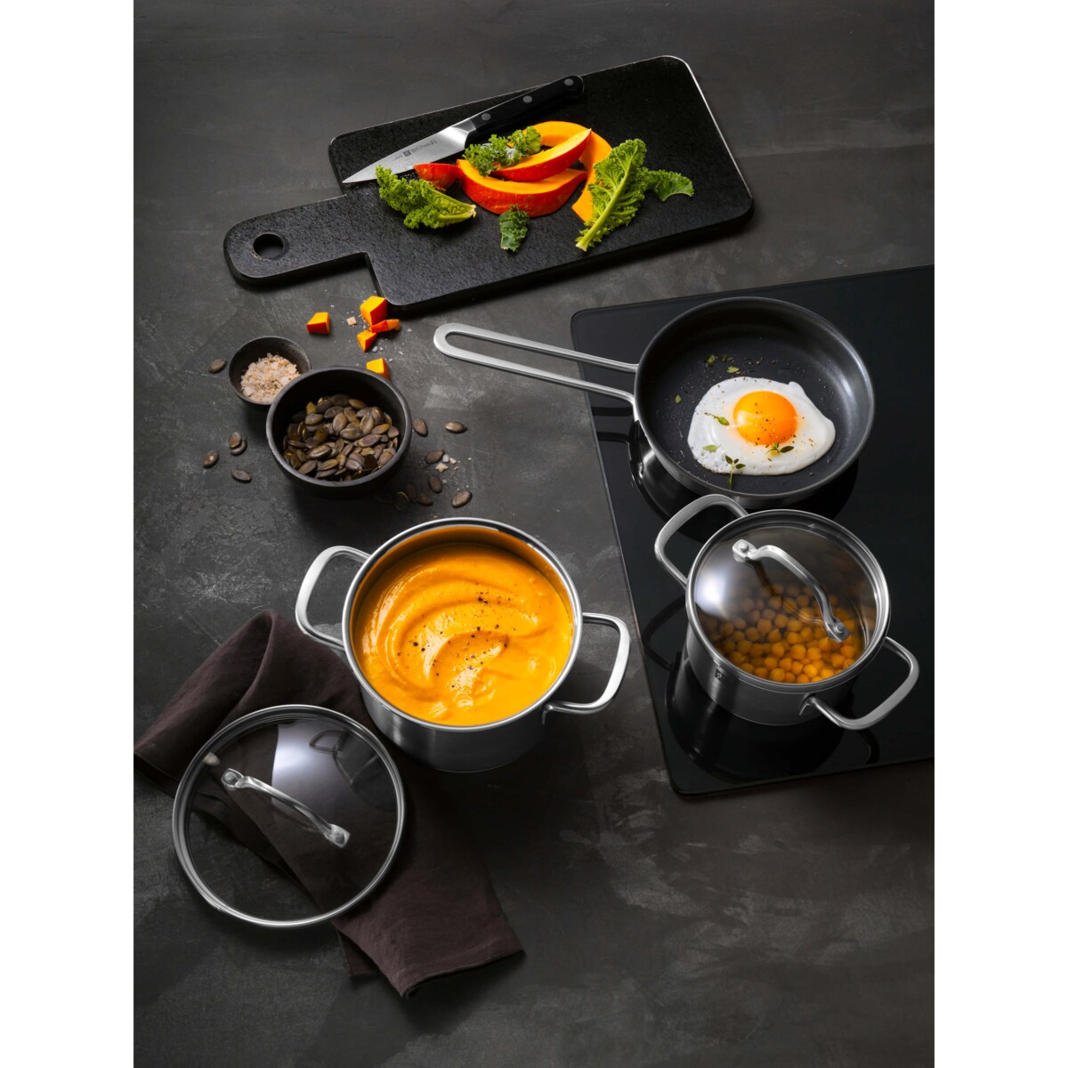 Patelnia stalowa Zwilling Pico z powłoką Duraslide Ultra - 16 cm