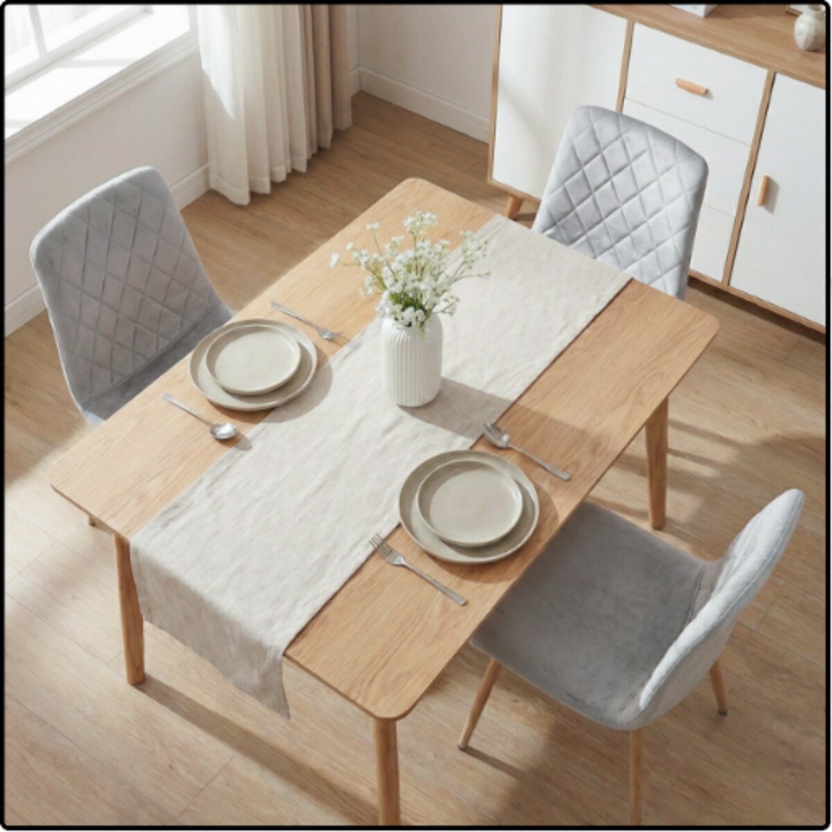 Krzesło tapicerowane welurowe do salonu kuchni jadalni velvet loft szare jasne nogi