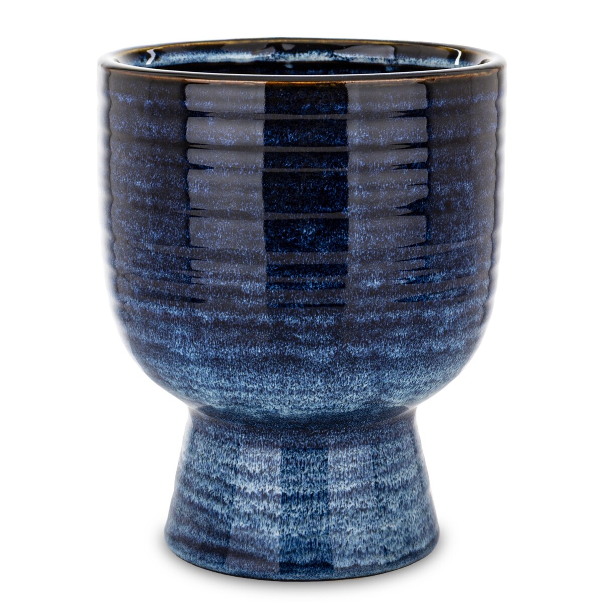 Osłonka ceramiczna 20x16x16 cm MALUTI-2 niebieska