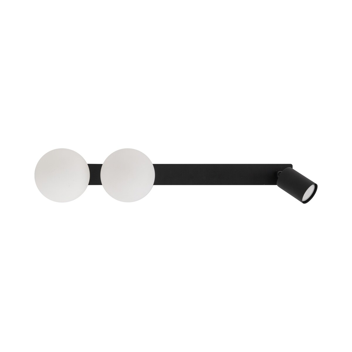 Lampa Sufitowa Podtynkowa z Reflektorem VOX 10928 Biało-Czarna 3-Punktowa TK Lighting