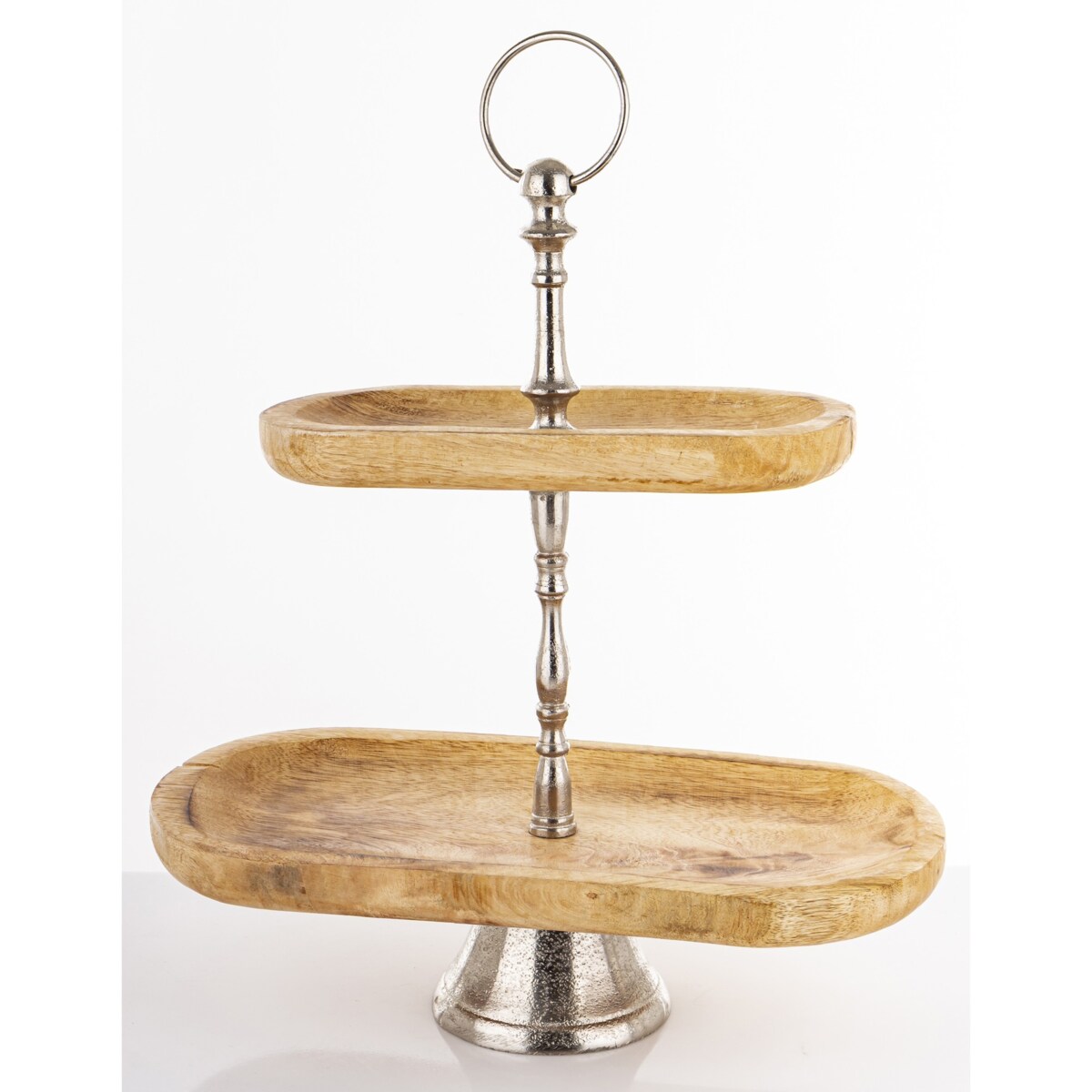 Patera dekoracyjna 2 poziomy 40x33,5x17 cm AYTAKAR