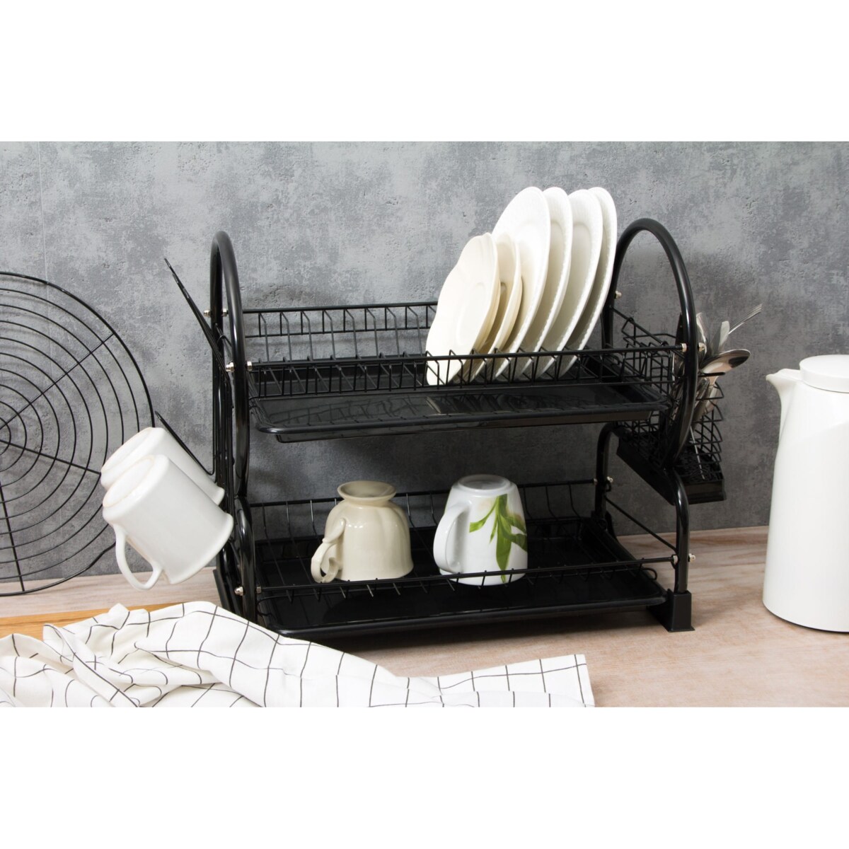 Suszarka do naczyń 2-poziomowa 56x25x39cm BRUNBESTE