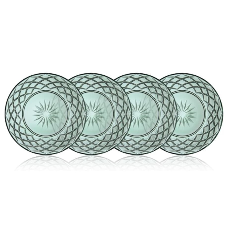 Talerze Sorrento 21 cm 4 sztuki zielone 32010
