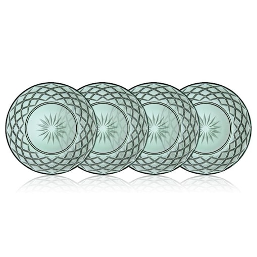 Talerze Sorrento 21 cm 4 sztuki zielone 32010