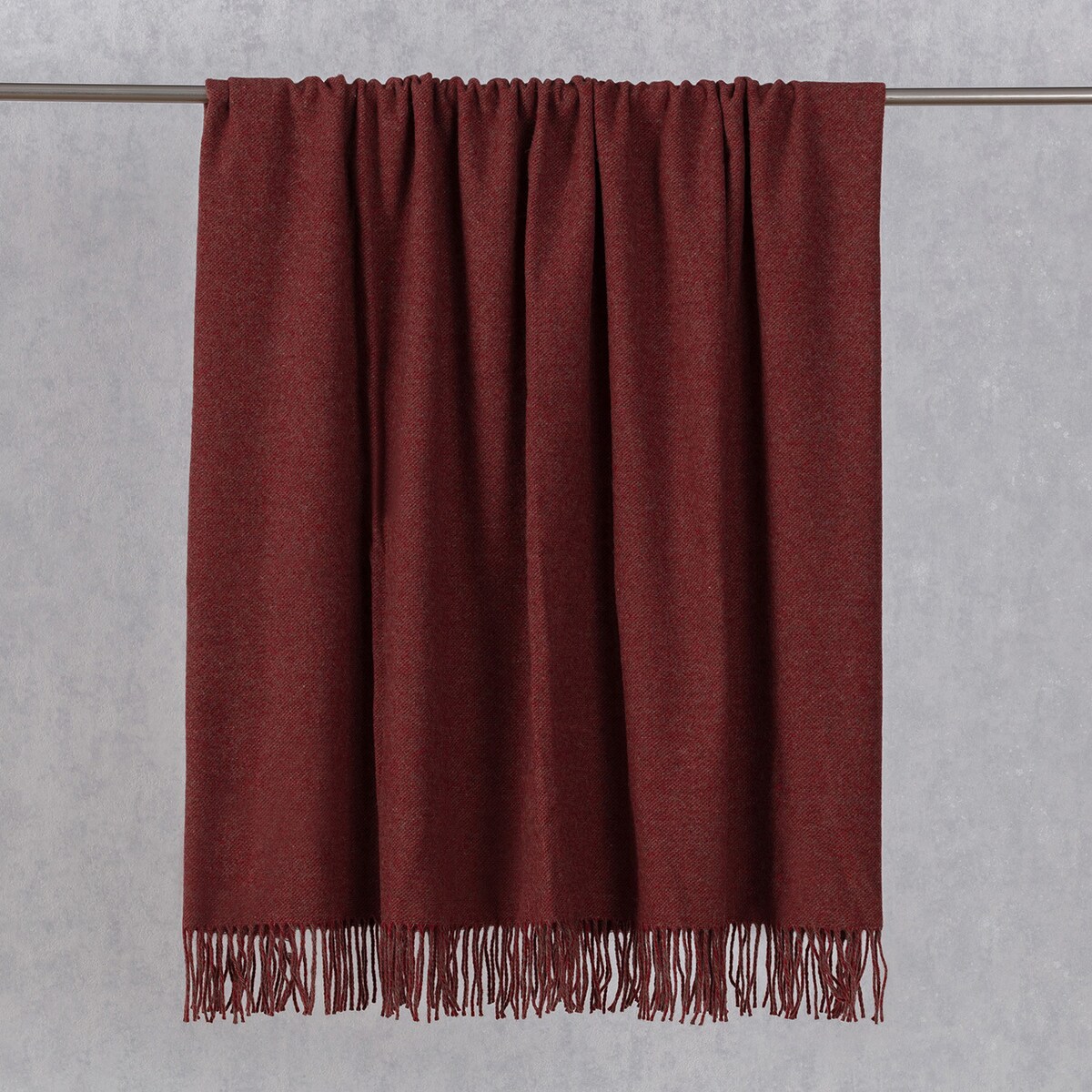 Pled Merinos 140x200cm melange red, 140 x 200 cm