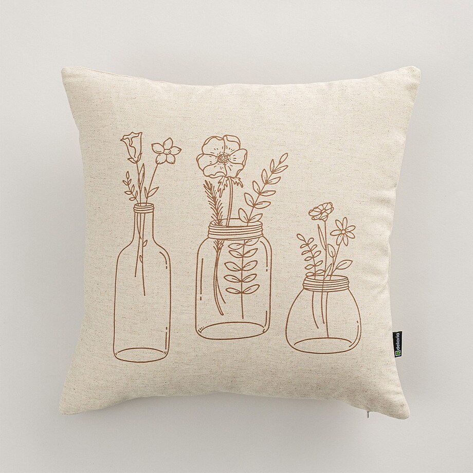 Poszewka na poduszkę Rustic Bloom 45x45 cm, 45x45