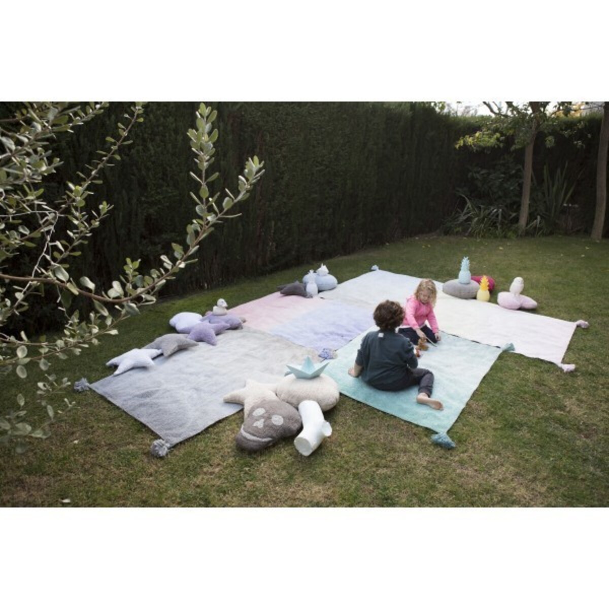 Dywan Bawełniany Degrade Dark Grey 120x160 cm Lorena Canals