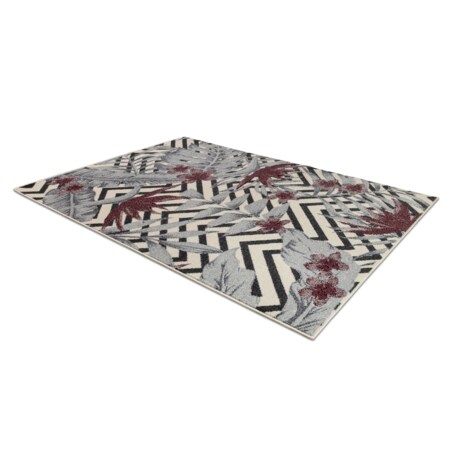 Dywan HEOS 78540 krem / bordo LIŚCIE 120x170 cm