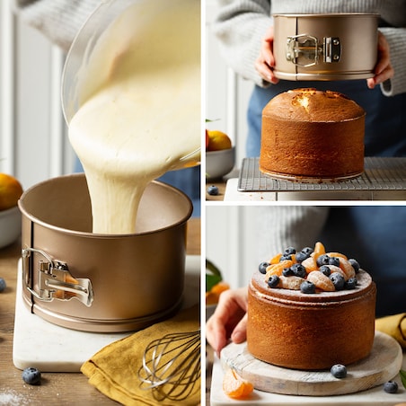 Decora tortownica złota Gold Line 16,5 x 10 cm