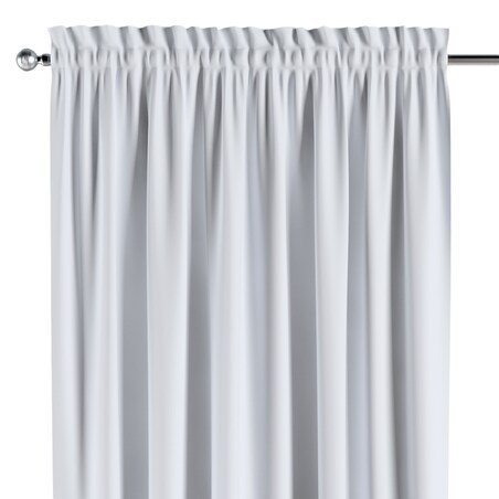 Zasłona na kanale z grzywką 1 szt. 130x260 biały