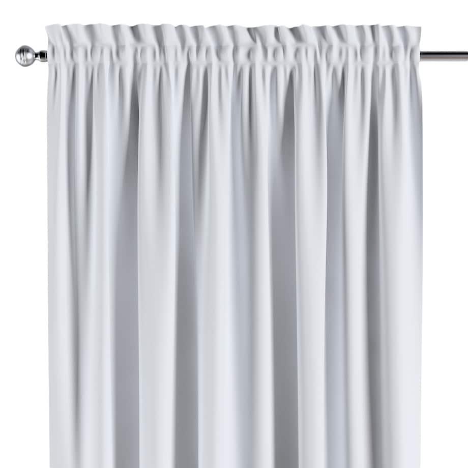 Zasłona na kanale z grzywką 1 szt. 130x260 biały