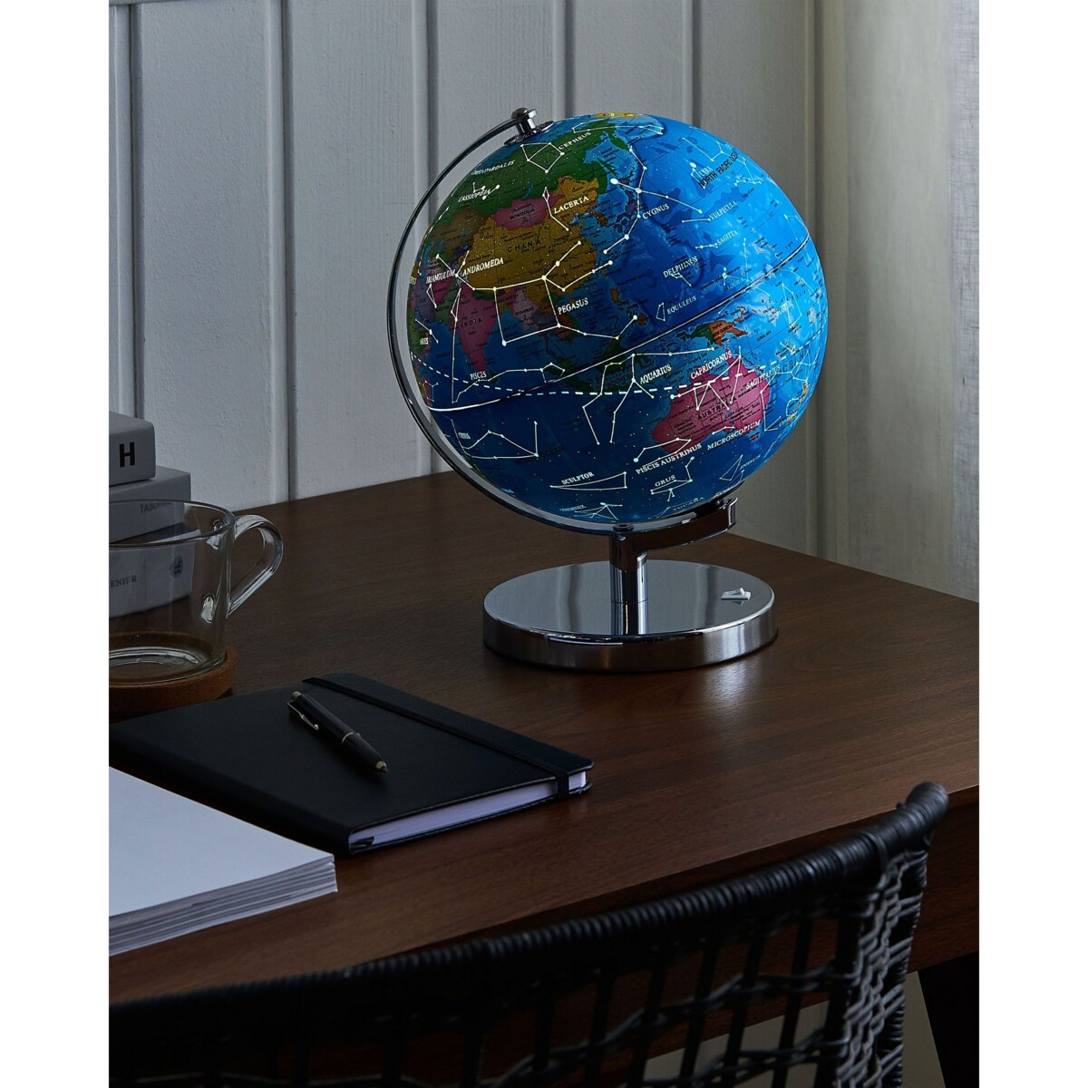 Globus LED STANLEY Niebieski 30 cm