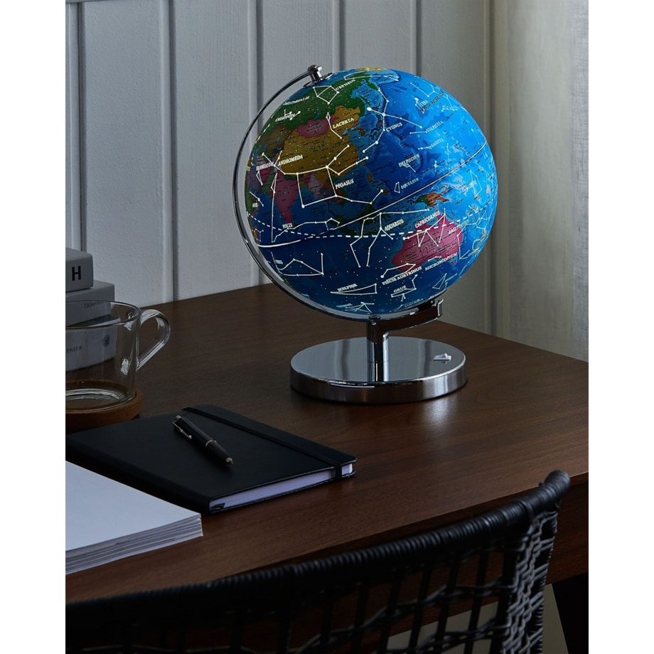 Globus LED STANLEY Niebieski 30 cm