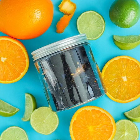 Herbata czarna EARL GREY DELUXE o smaku pomarańczowo - limonkowym PREMIUM - herbata liściasta sypana mieszanka napar susz - gotowa na prezent upominek