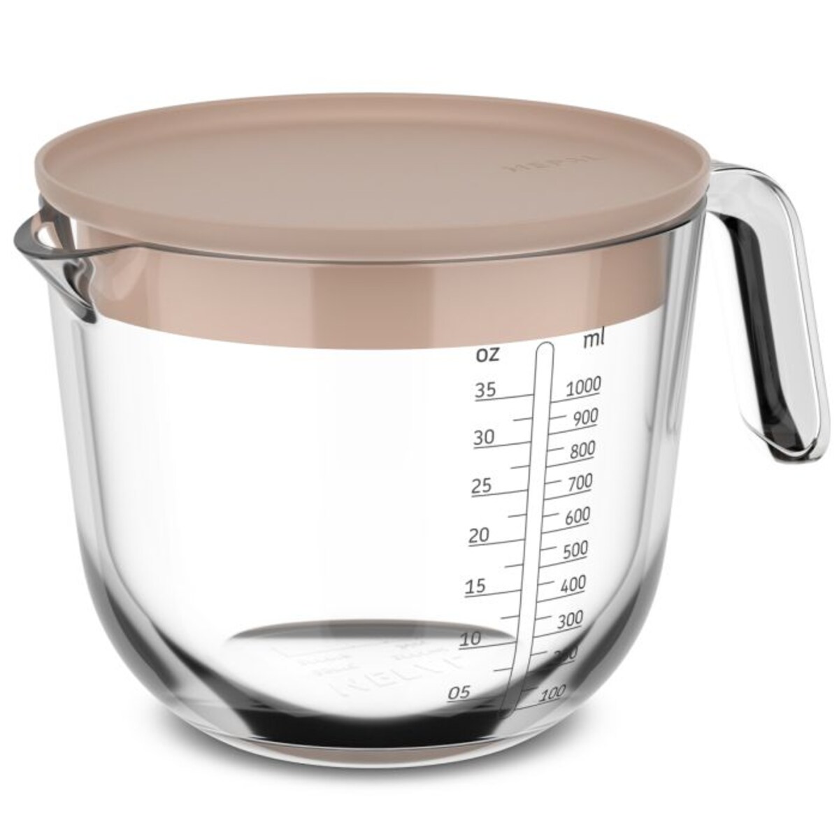 Dzbanek z miarką i pokrywką Chef It 1000 ml Chalk 102311031500