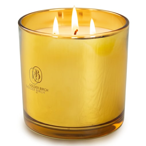 Świeca Szklana Świeczka Świąteczna Dekoracja Świąteczna 40H Palenia Żółta