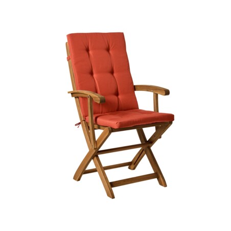 Zestaw ogrodowy dla 8 osób MAUI PREMIUM Drewno akacjowe Czerwony