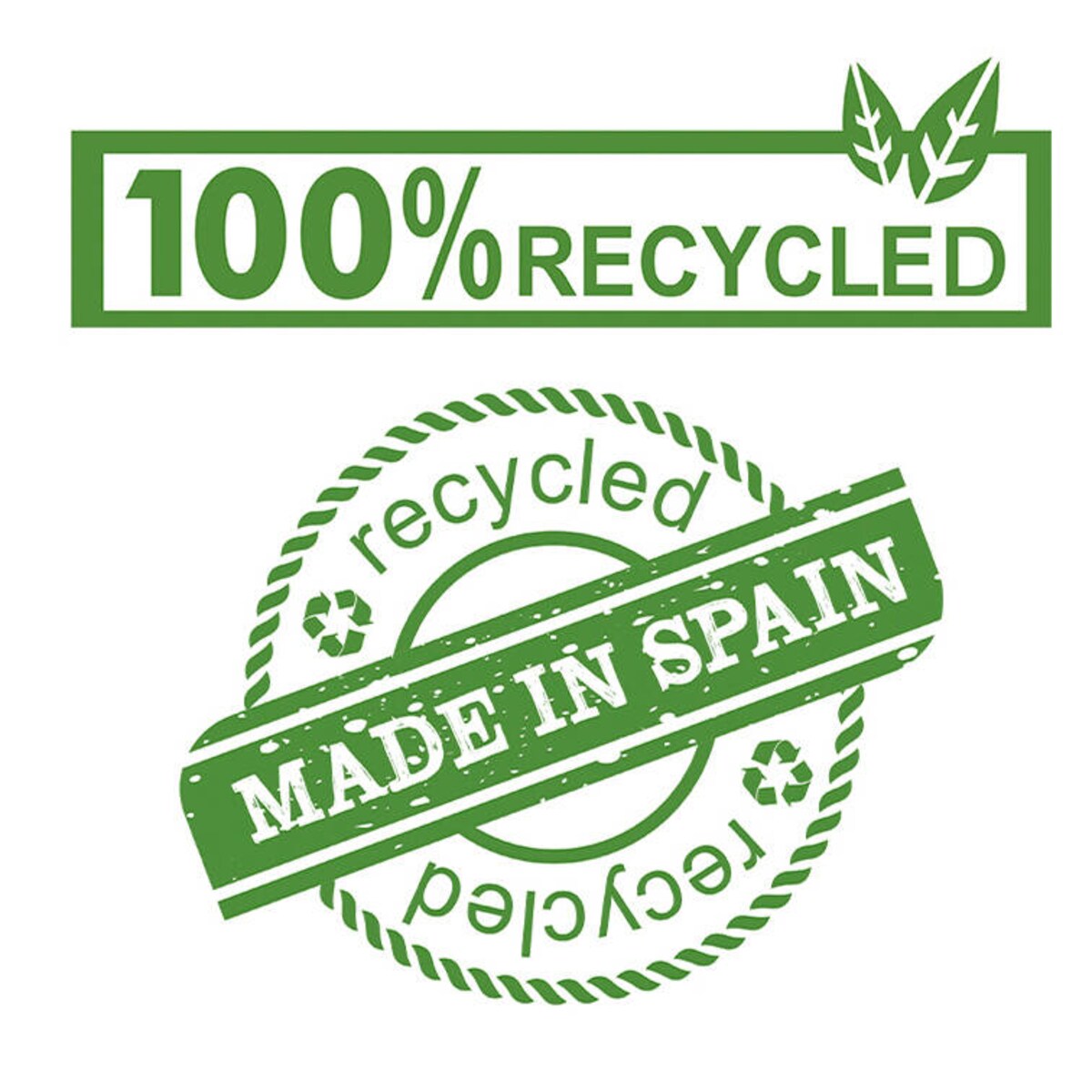 Wazon szklany butla, szkło z recyklingu, 29 cm