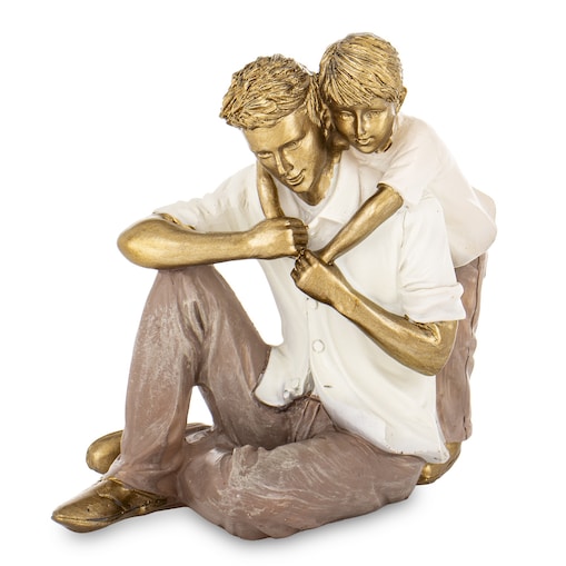 Figurki - ojciec i syn 24x9x17 cm PADRE