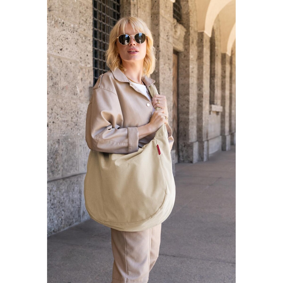Torba MOONBAG, cord sand