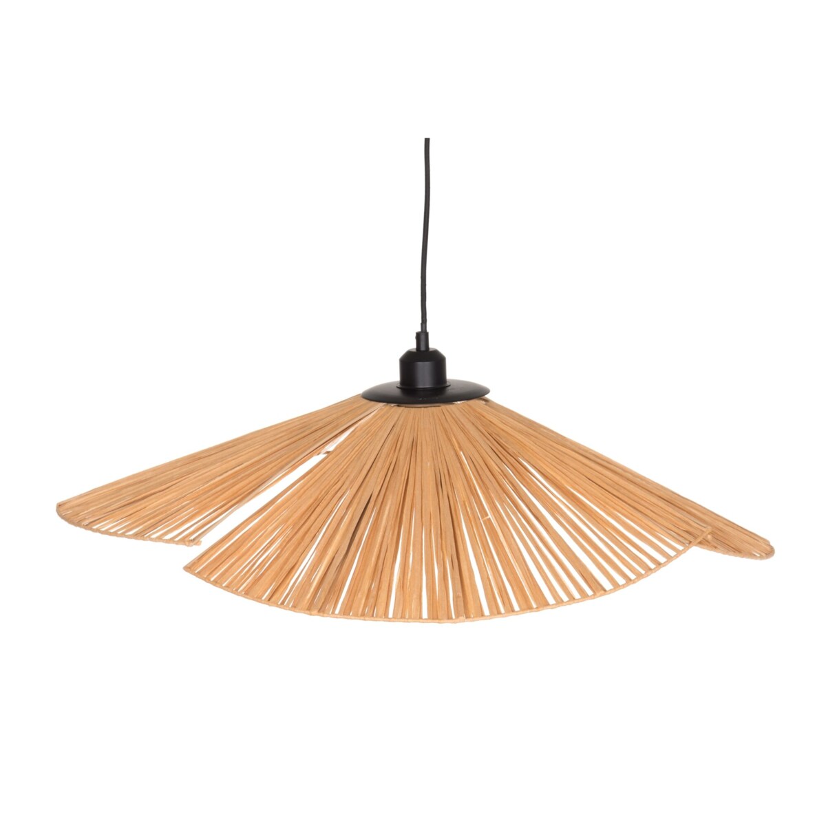 Lampa sufitowa z rafii LEIJA, Ø 68 cm
