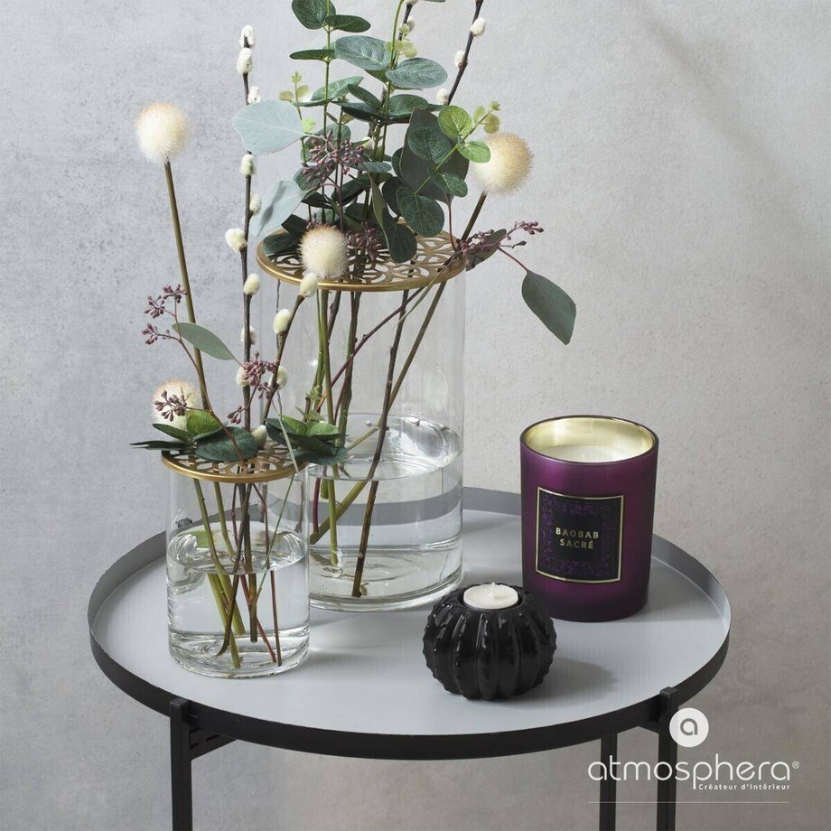 Wazon szklany z pokrywką, 2 sztuki