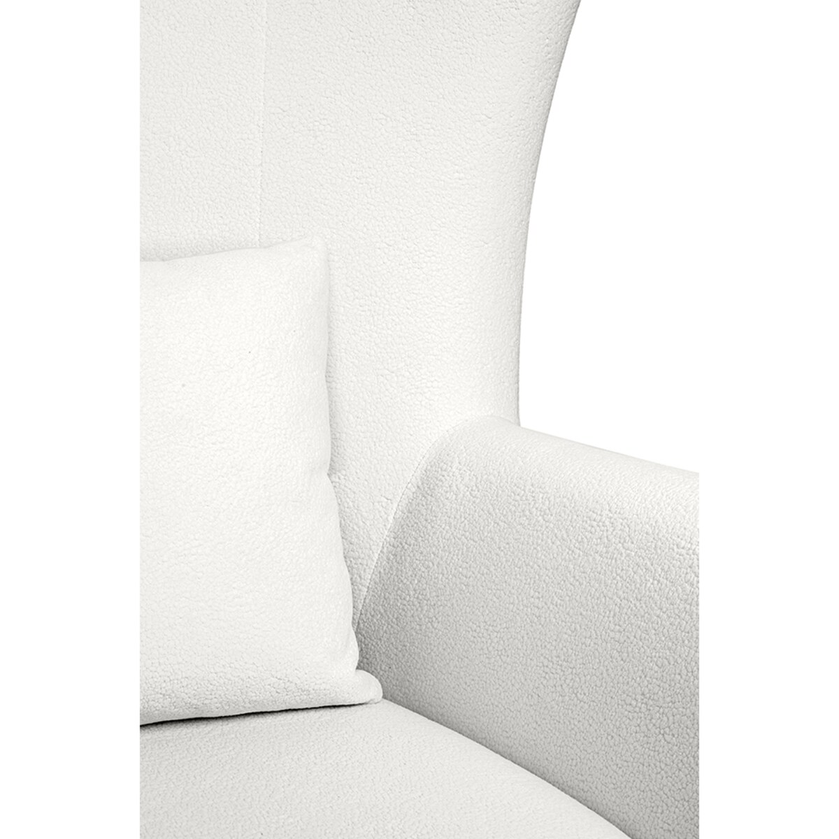 MaMaison fotel obrotowy GROSDOS biały / chenille