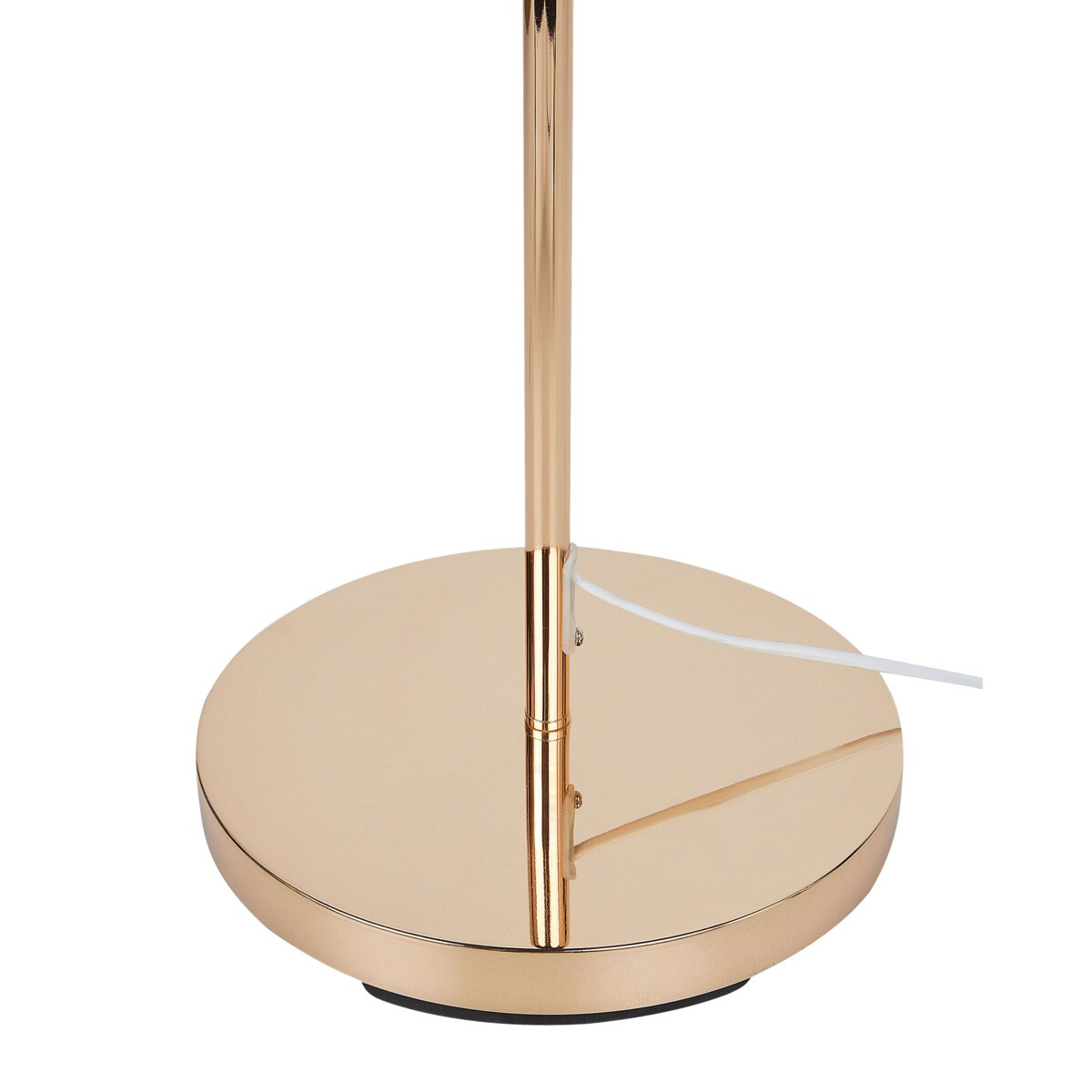 Lampa podłogowa metalowa złota CALVILLO