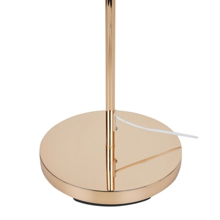 Lampa podłogowa metalowa złota CALVILLO