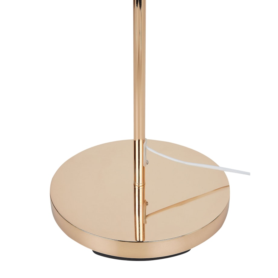 Lampa podłogowa metalowa złota CALVILLO