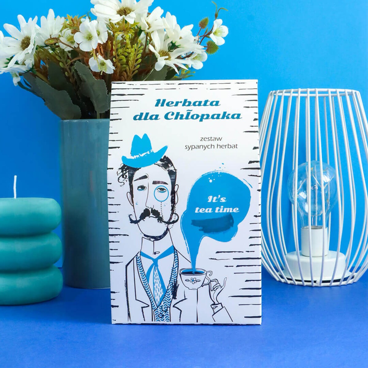PREZENT UPOMINEK NA DZIEŃ CHŁOPAKA ZESTAW HERBAT DLA NIEGO FACETA MĘŻCZYZNY