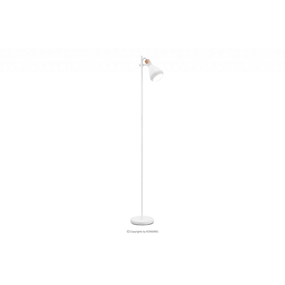 Konsimo CORTODI Lampa podłogowa, biały