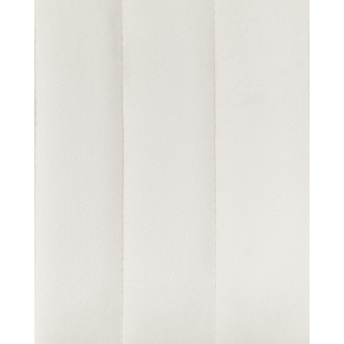 Zestaw 2 krzeseł barowych welurowy biały SANILAC