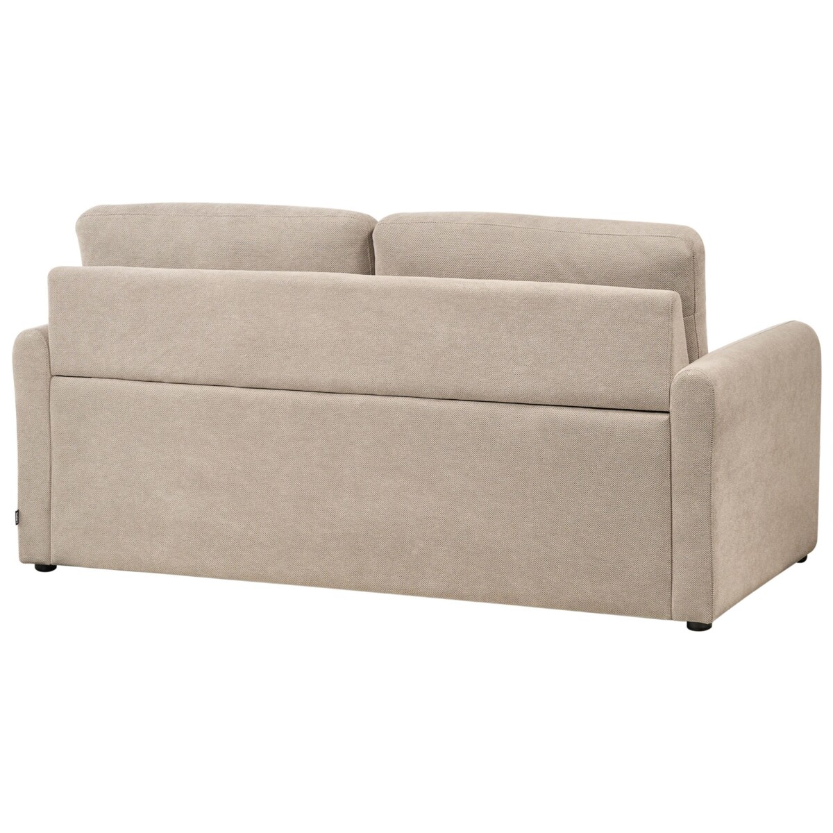 Sofa rozkładana BENNAS Beżowoszary Tkanina