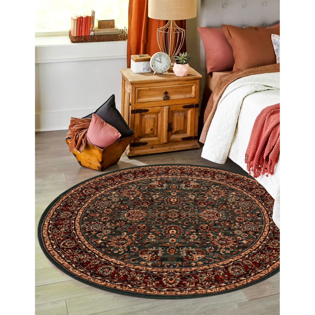 Dywan wełniany KASHQAI 4362 400 koło koło 120 cm