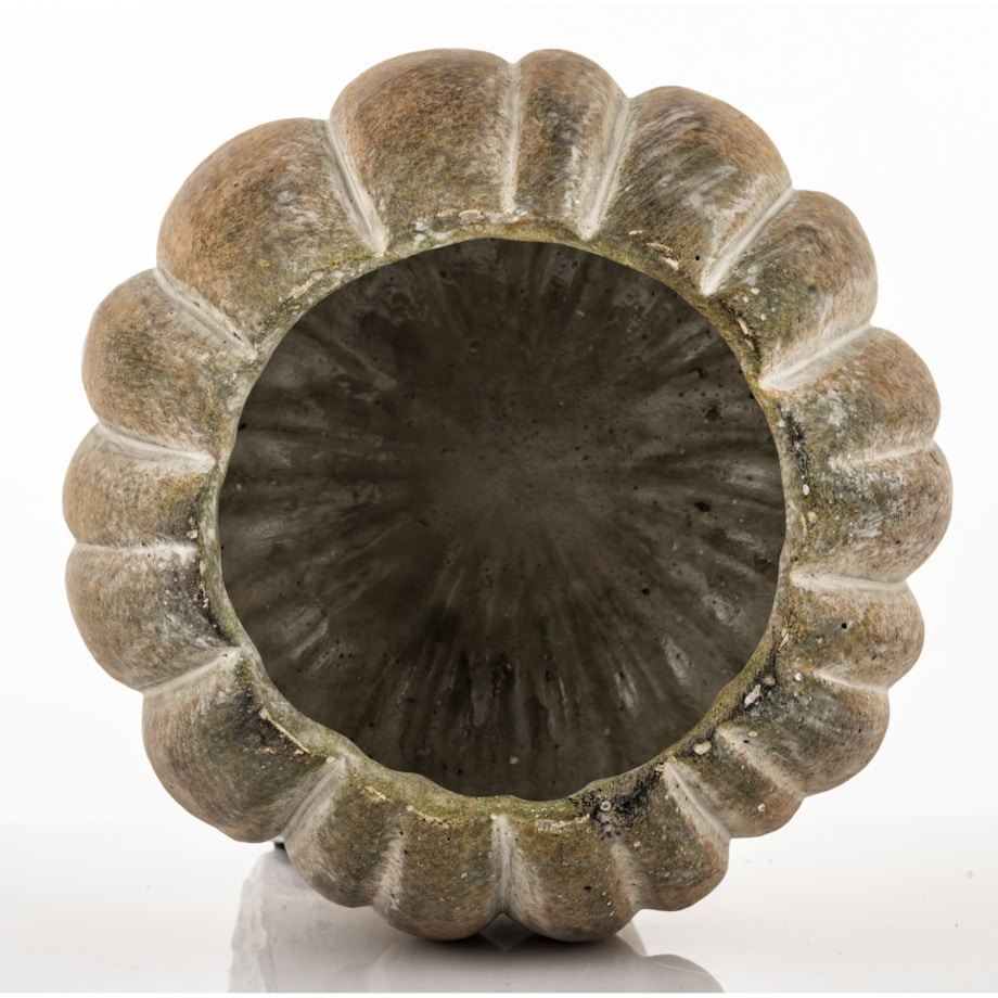Osłonka cementowa 10,5x19,5x19,5 cm GOTH szara