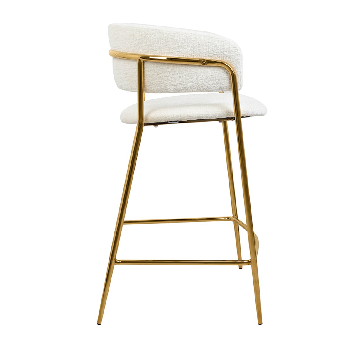 Krzesło barowe DELTA 65 białe