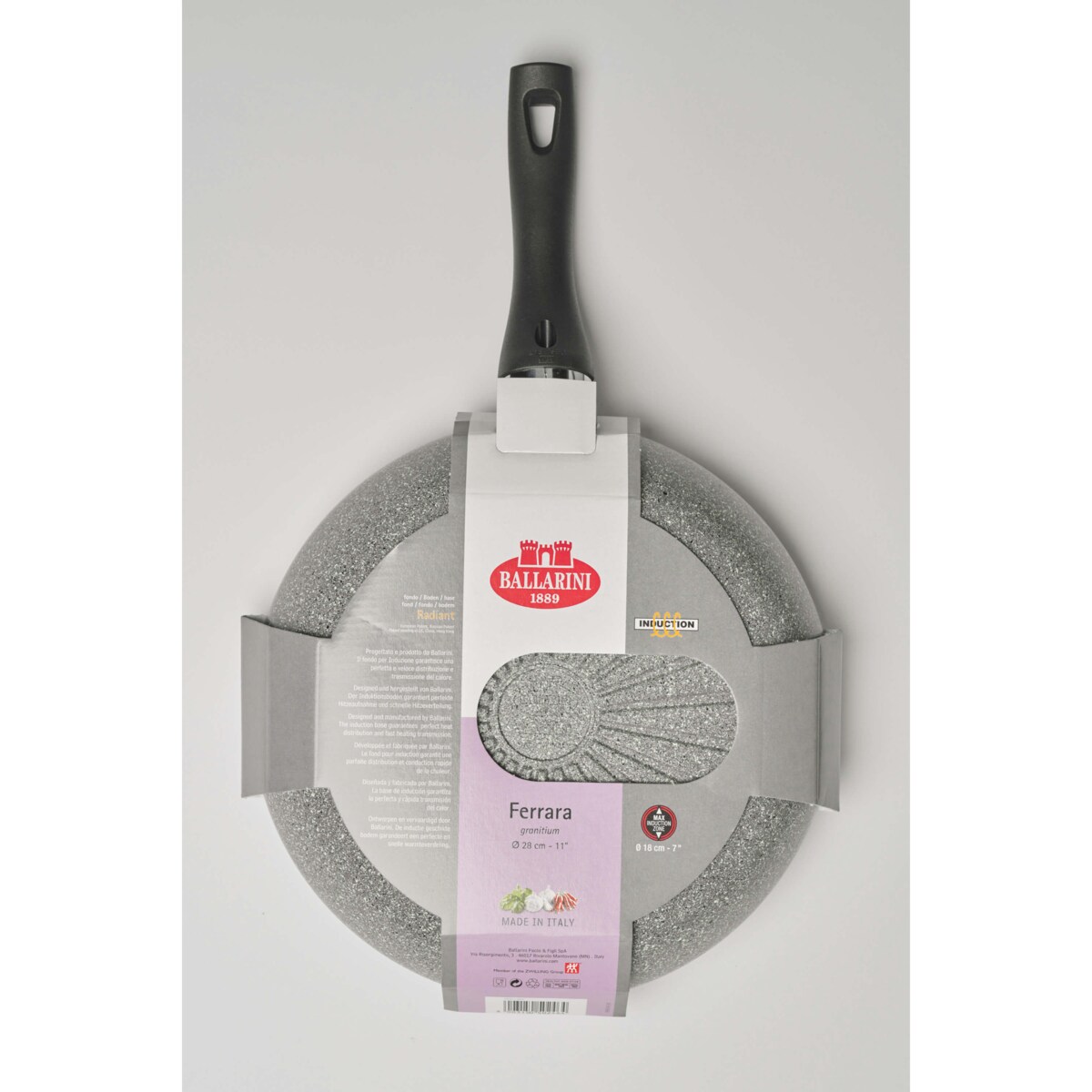 Patelnia granitowa indukcyjna Ballarini Ferrara - 20 cm