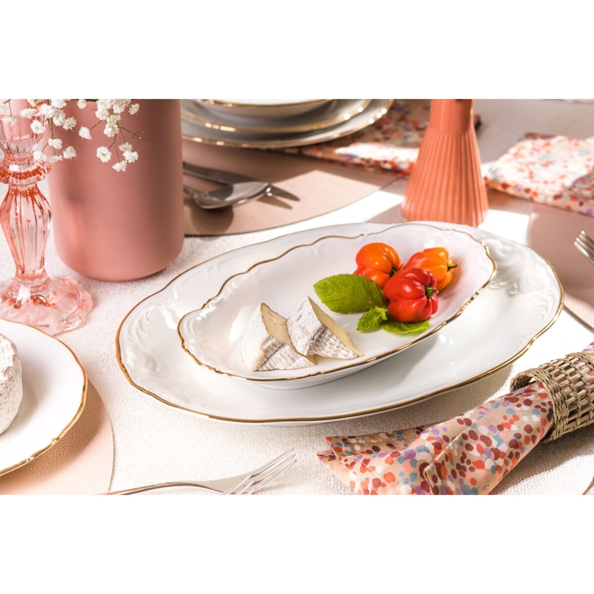 Serwis obiadowy dla 12 osób 40 el. Fryderyka Ivory 3617