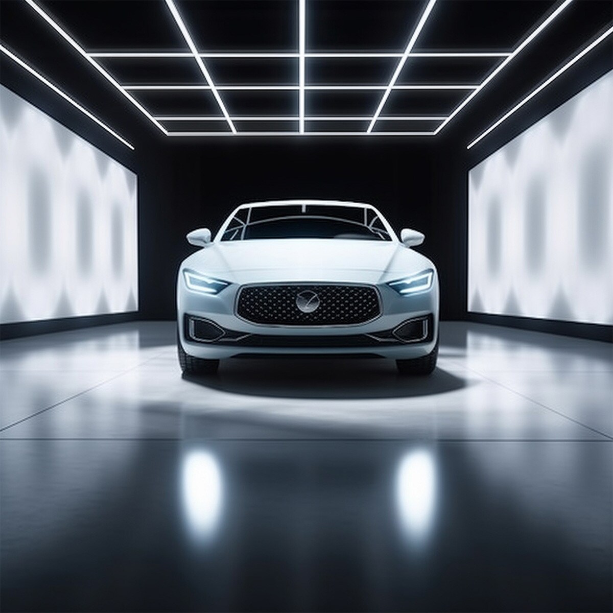 Plafon Light Prestige Geometric New biały LED 4000K 1 szt.