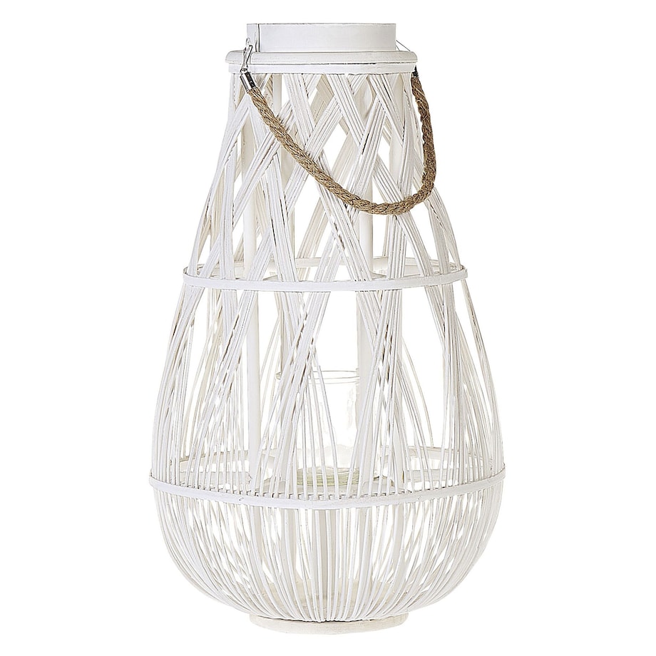 Lampion TONGA Bambus 56 cm Biały