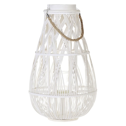Lampion TONGA Bambus 56 cm Biały